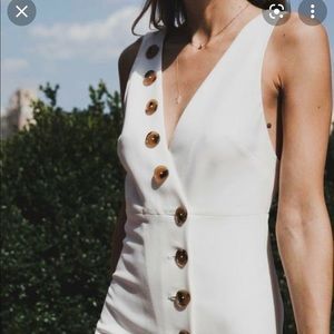 NEW Khaite Christy tortoise shell button-detailed piqué midi dress